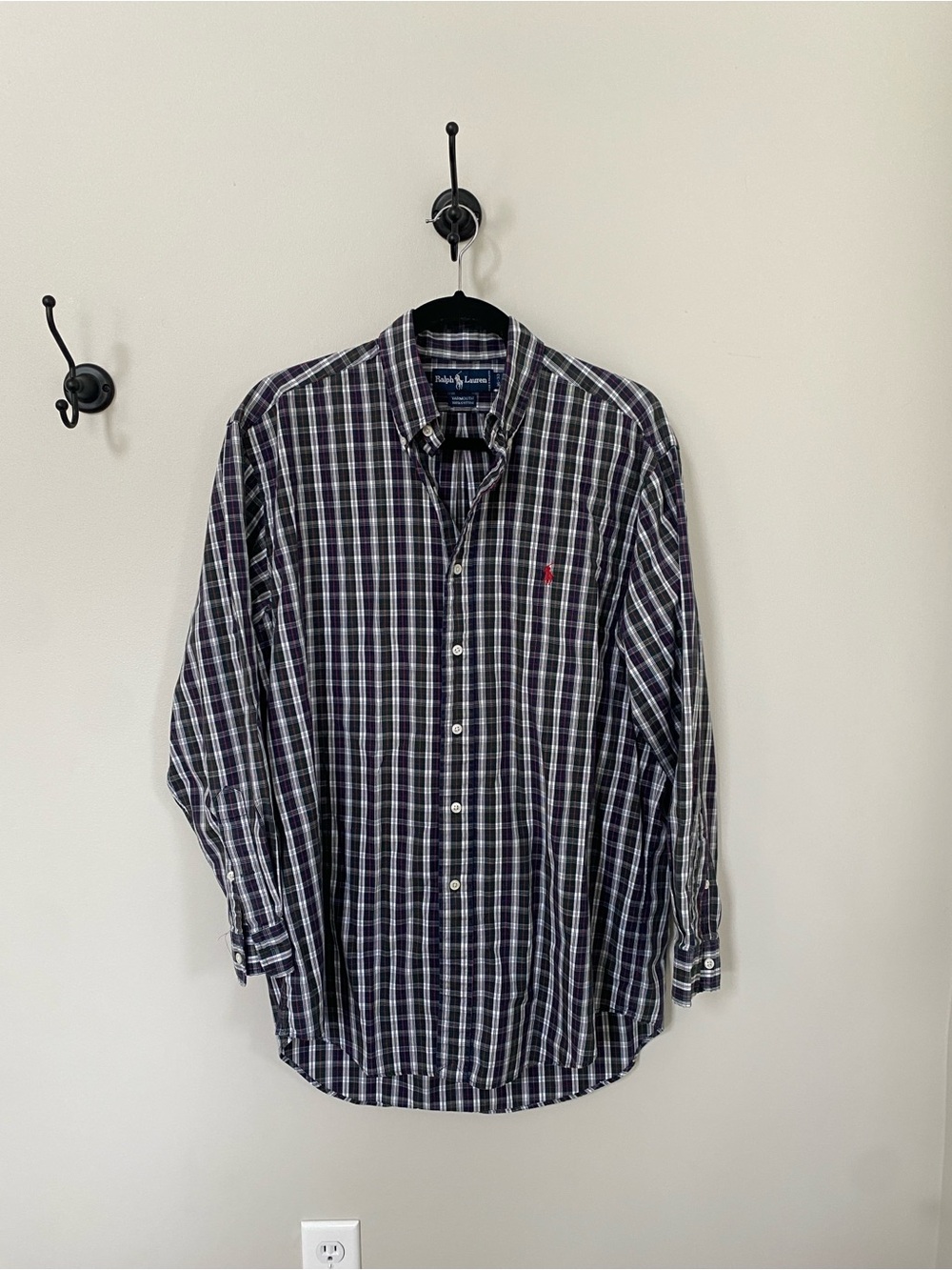 Polo by Ralph Lauren Autumn Yarmouth 100% Cotton Plaid Button-Down Shirt